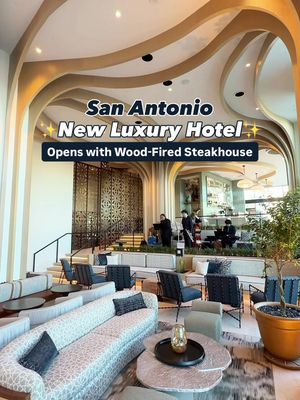✨ New luxury hotel in Downtown San Antonio. ✨ The Monarch officially opens Tuesday, March 3rd and we had an exclusive sneak peek of the stunning property.  The Monarch’s signature restaurant, Oak and Amber, is a true destination dining experience — from beautifully plated dishes to top-notch service and artful cocktails. The kitchen is led by Executive Chef Jae H. Lee, whose background includes Michelin-star restaurants in New York and time at The Joule and Austin Proper Hotels in Texas. What to order at Oak and Amber: 🦪 Monarch Oysters with Caviar 🐙 Octopus 🥩 Prime Rib Trolley with 28-Day Dry Aged Texas Beef Ribeye 🍝 Black Truffle Tagliatelle 🥔 Pommes Purée 🌱 Juniper Glazed Brussels Sprouts Dinner Hours: Tuesday–Saturday | 5–10 PM The Monarch features 200 rooms overlooking Civic Park. Don’t miss the immersive art pavilion — it illuminates at night with glowing monarch butterflies. 🦋 📍 222 S Alamo St, San Antonio, TX 78205 Tag who you’re booking a weekend getaway with! ⬇️ #sanantonio #sanantoniorestaurants #satx #texas #texastravel 
