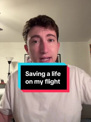 I saved on my flight the other day #story #flying #flight #funny #hero 