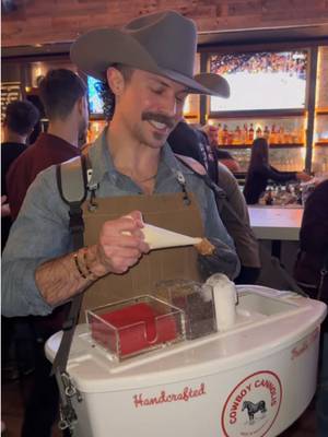 Freshly piped cannolis 🤠 #fyp #cowboy #nashville #rileygreen #viral 
