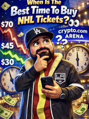 Everyone says “wait until the last minute.” 👀 So I tracked LA Kings ticket prices on @TickPick for 24 hours before puck drop to see if that’s actually true… Did prices go down? Did they go up? Did I wait too long? 😅 Watch until the end to see what happened. #LAKings #NHL #AD #Dodgers #hockey 