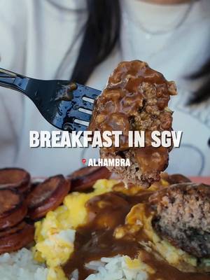 Our go to Hawaiian breakfast in sgv @Aloha Food Factory  #hawaiianfood #locomoco #sgv 