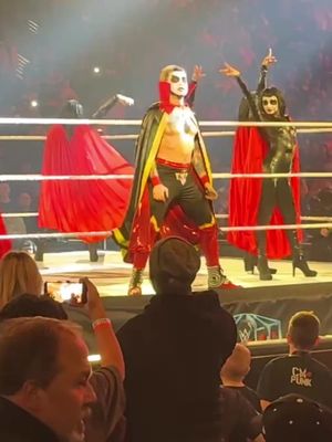 How did you feel about the @danhausenad debut on Elimination Chamber last night? 👀  #Danhausen #EliminationChamber #WWEChamber #WWE #VeryEvilVeryNice @onlocationexp
