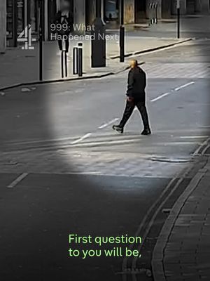Bewildered suspect watches himself on CCTV. #channel4 #documentary