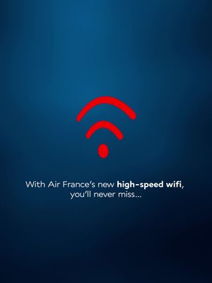 Not just a symbol, a reality. With our free high-speed wifi powered by Starlink rolling out across our fleet, you’ll never be too far from the moments that matter.  Bring your world to the journey! #airfrance