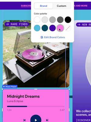 custom elements? now that’s music to our ears 🎶 #WixHarmony #website #customelements #websitedesign