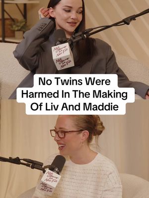 No, @Dove Cameron did not shove a pair of twins out of the way to get cast on Liv and Maddie 👯‍♀️ 🎙️ #NotSkinnyButNotFat with @Amanda Hirsch  #livandmaddie #disneychannelshows #podcastclips #dovecameron 