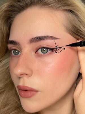easy eyeliner hack⭐️ save this to try later <3  original video: @Vika_bodro💄  product i used:  @L'Oréal Paris UK infaillible grip eyeliner in black & Loreal Paris infaillible gel liner in black  @urban decay tube job tubing mascara  #makeup #Eyeliner #makeuphacks #beautyhacks #makeuptrends 