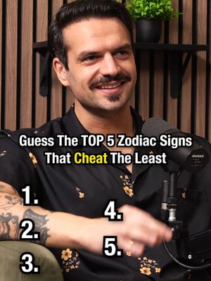 Top 5 Zodiac signs that cheat the least 😳 #astrology