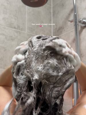 asmr hair wash shower sounds 🎀🕯️🚿🫧 #asmr #asmrsounds #hairwash  products  @Matrix hydrating shampoo, conditioner & hair mask  @sundaebody vanilla body whip  @LUSH body scrub 