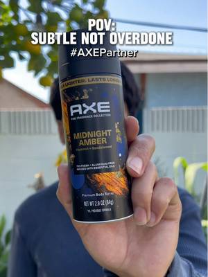 Overdoing it is a thing of the past. New AXE Sprays, finally more subtle. @AXE_US #AXEPartner #bodyspray 