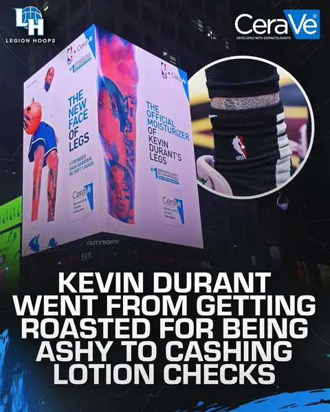 This is legendary stuff from KD and @cerave 🔥🔥 #CeraVePartner 