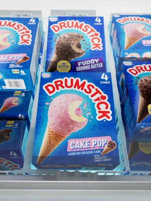 All eyes on our new cone-stars… 🤩💙🎂🍫 find out more in 🔗 #drumstick #fyp #cakepop #sigma #treat 