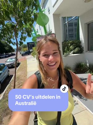Online heb ik nog niks gehoord, dus ik ben weer langs allemaal plekken gegaan om te vragen of ze nieuwe mensen zoeken. Tot nu toe 3 trials de komende dagen! #traveltok #workingholiday #jobsearchaustralia #nederlands #australia 