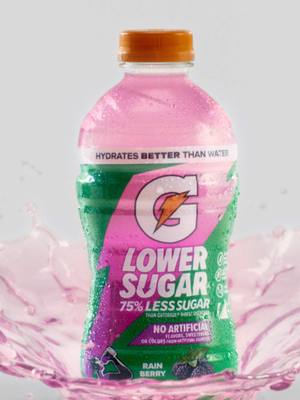 Introducing Gatorade Lower Sugar. No artificial flavors, sweeteners, or colors.