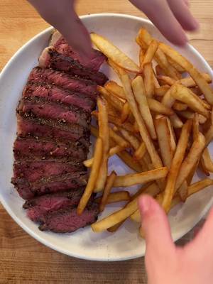 Steak Frites w/a Peppercorn Sauce:) Recipe on my YouTube!