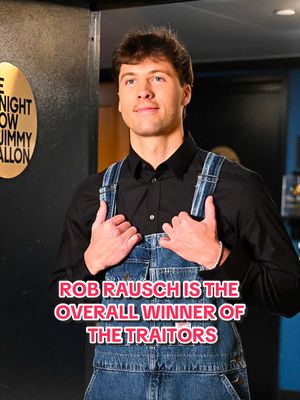 @Robert Rausch is the overall winner of @The Traitors! #FallonTonight #RobRausch #TheTraitors #TheTraitorsUS #TonightShow  
