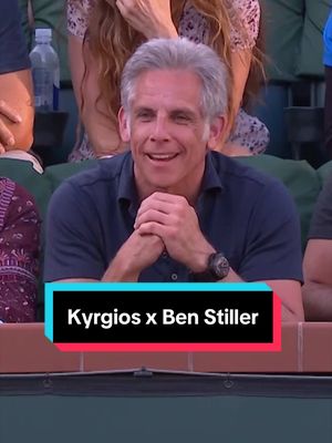 Reminder: Nick Kyrgios doesn’t reach Ben Stiller how to act 🤣 #tennis #tennistv #Kyrgios #TennisParadise #IndianWells 