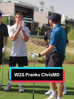 #ChrisMD falls for the oldest trick in the book 😭😭 #BigWedgeGolf