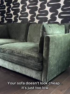 The easiest way to make a cheap sofa feel custom (and fix the one thing that’s throwing it off). If your sofa feels off, looks lower than it should, or just doesn’t match your style… don’t replace it. Upgrade it. Swapping out the legs completely transformed this one. I went with 6-inch brass for a more elevated look (literally), but there are so many options depending on your style—and most will screw right into your existing sofa holes. It’s one of those small changes that makes your whole space feel more intentional… and your knees will thank you. #sofastyling #furniturehack #livingroomideas #diyhomeprojects #affordablehome