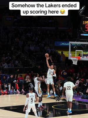 Took the Lakers a while but they got the bucket 😂