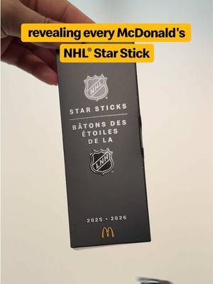 the full set… finally in my hands. how’s ur collection coming along? #McDonalds #McDonaldsCanada #McDs #NHL #Hockey 
