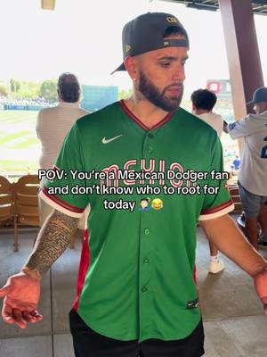 Half my heart says Dodgers… the other half says México 🇲🇽😂 