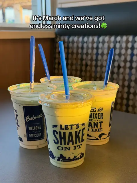 Which lucky creation are you trying on your next Culver's trip?☘️ #ConcreteMixer #FreshFrozenCustard #StPatricks