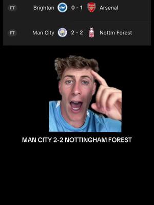 MAN CITY 2-2 NOTTINGHAM FOREST