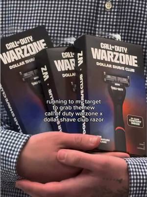 ‼️Put the controller down and RUN to @target to grab our limited edition Call of Duty Warzone Handle🎮🪒 Also available at dollarshaveclub.com  #shaving #mensgrooming #callofdutywarzone #gaming 