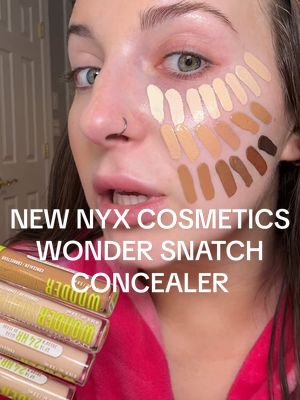 NEW Wonder Snatch concealer from NYX Cosmetics! Full coverage, up to 24hrs of hydration, it doesn’t cake up, and it wears beautifully all day. Tiktok exclusive right now!!  @NYX Professional Makeup  #nyxcosmeticspartner #nyxcosmetics #concealer #februarystockup #tiktokshopcreatorpicks 