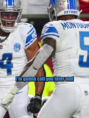Amon-Ra St. Brown reveals how he found out that his good friend David Montgomery was being traded to the Texans 🗣️ #nfl #football 