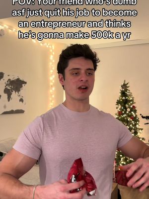 Bro is not gonna make 500k a year 😂 #entrepeneur #salesbro #comedy 