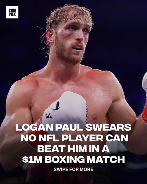 Logan Paul basically said not a single NFL player can see him from the shoulders  👀🍿 (Via: @IMPAULSIVE) 