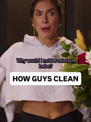 How Guys Clean @impatquinn full sketch at www.youtube.com/nikkihoward | #foryou  #foryoupage #fyp #funny #comedy  