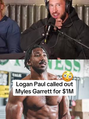Logan Paul called out ANY NFL player to box him for $1 million 🤯 (🎥: HappyPunch / X) #loganpaul #nfl #football #boxing #mylesgarrett 