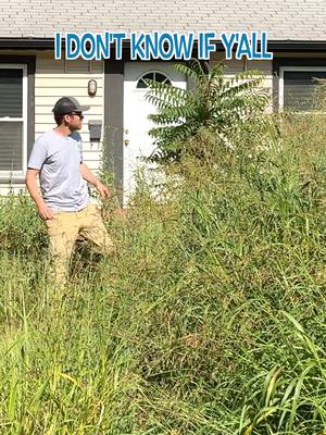 Neighbors STOP to take PICTURES of the grass TOWERING over this mysterious house #mowing #edging #cleanup #asmr #satisfying #sbmowing #cleaning #overgrownyard #fyp #fypシ #viral #viralvideo #transformation #overgrown #maruyama #badboymowers