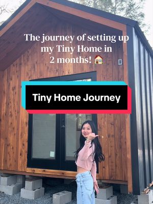There’s still more to do but the bulk of the work is done! Took lots of people and it was a grind but also so rewarding!  #tinyhouse #tinyhome #tinyhomeliving #airbnbhost #construction 