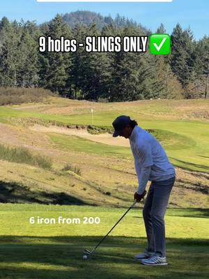 SLINGS ONLY ✅ #golf 