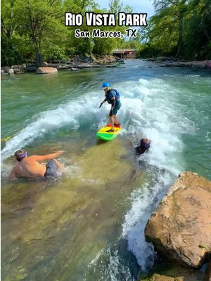 Rio Vista Park in San Marcos is one of the best places in Texas to cool off! Located right on the crystal-clear San Marcos River, this park is a favorite spot for swimming, tubing, kayaking, and just hanging out along the water with friends. 🛟🌿💦 The park sits along the Rio Vista Dam and features a whitewater section with small rapids that swimmers, tubers, and kayakers love to play in. ☀️🌊 📍 Rio Vista Park 555 Cheatham St San Marcos, TX 78666 #sanmarcos #texastodo #texassummer #exploretexas #texas
