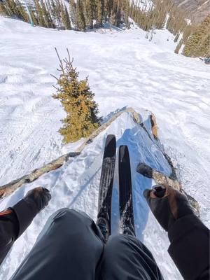 Down the fin in Toas #ski #skiing #taos 