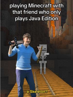 Bedrock just feels strange… 😂🔥 #comedy #videogames #Minecraft 