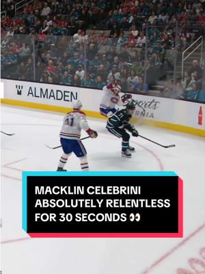 bro kept going 😤 #NHL #hockey #sports #SanJoseSharks #MacklinCelebrini 