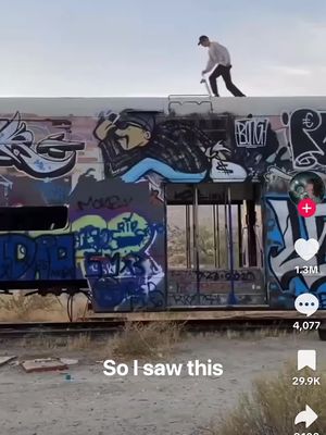 Skating An Abandoned Train