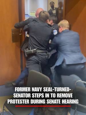 CAPITOL CLASH: A Senate hearing spirals into chaos after officers attempt to remove a man protesting the war in Iran, as former Navy SEAL Sen. Tim Sheehy steps in to assist. Capitol Police say the "unruly man who started to illegally protest during a hearing put everyone in a dangerous position by violently resisting and fighting our officers’ attempts to remove him from the room." "He was fighting back. I decided to help out and deescalate the situation," Sheehy adds.
