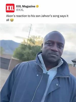 Akon’s reaction to his son Jahvor’s song says it all 😭