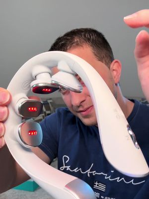 This is revolutionary. If you have neck pain or aches, this helps relieve that stiffness and inflammation faster than any other ordinary massager will. With red light therapy, massage, and EMS, this thing does it all. #neckmassager #neckpainrelief #neckpain #noahtec 