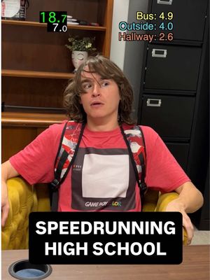 New record alert @Tommy Armstrong #americanhighshorts #speedrun #videogames #gamer #highschool