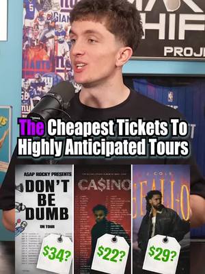 The Cheapest Tickets To Highly Anticipated Tours!! #fyp #music #tickets #asaprocky #jcole 