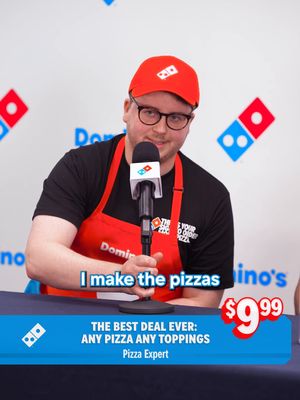 MVP stands for Most Valuable Pizza. $9.99 for any pizza, any toppings thru 4/6!