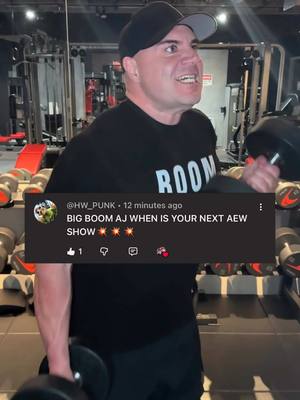 When’s Big BOOM! 💥 A.J.’s Next @All Elite Wrestling Match
